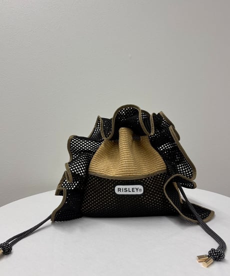 【R2501-BFB32】Ruffled basket bag（1740889）