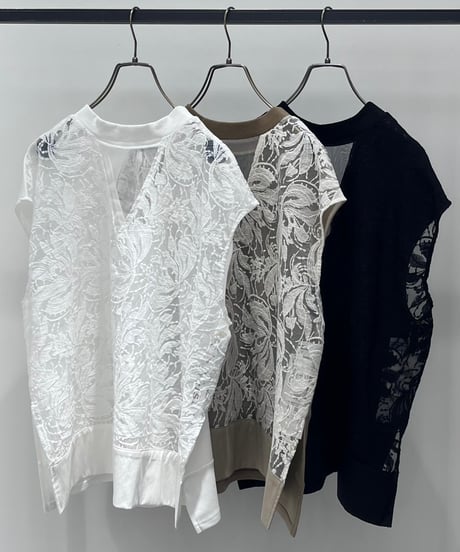 【R2601-RRB920】 Lace pullover (1741050）