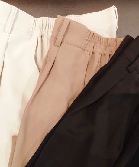 【R2401-TWP594】Tuck wide pants (1740727)