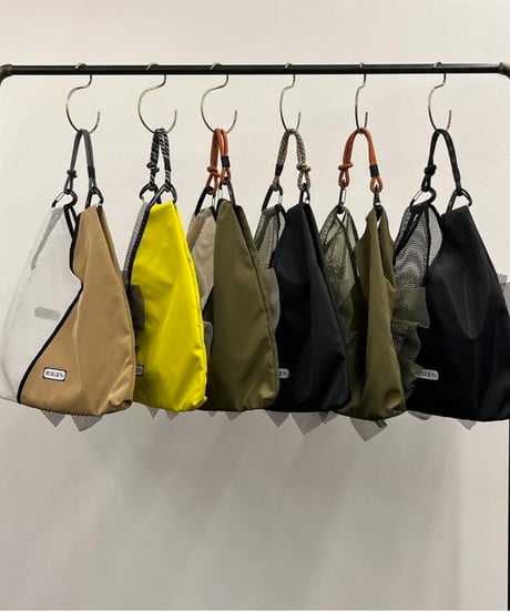 【R2501-TMF31】Triangle mesh bag with frills　(1740888)
