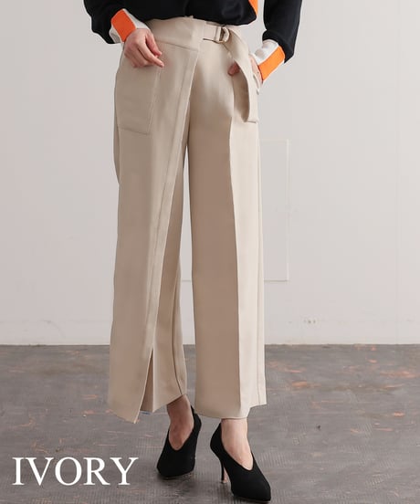 【R2403-RPT760】Wrapped pants (1740863)