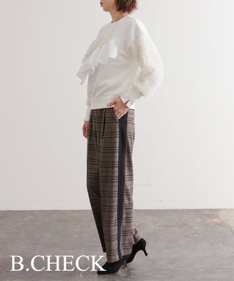 【R2403-SPT750】Check pants (1740866)