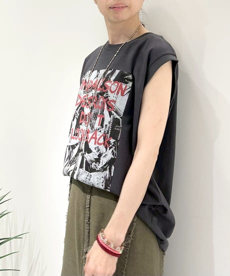【R2501-PTP844】Printed tank top（1740948）
