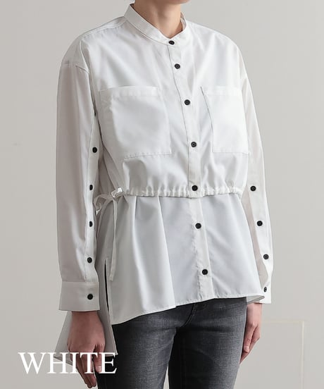 【R2403-ESB700】No collar ensemble blouse (1740796)