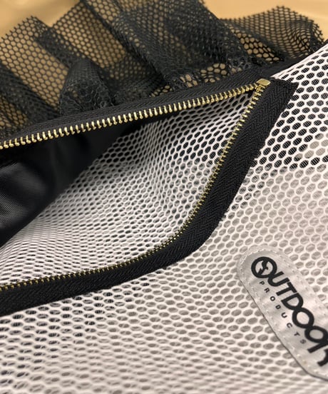 【R2501-TMF31】Triangle mesh bag with frills　(1740888)