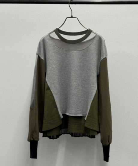 【R2503-BPP841】Back pleated pullover（1740964）