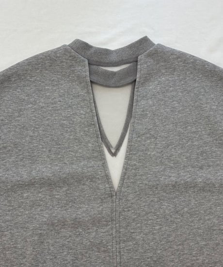 【R2503-HNV871】Sleeveless high neck sweatshirt（1740983）