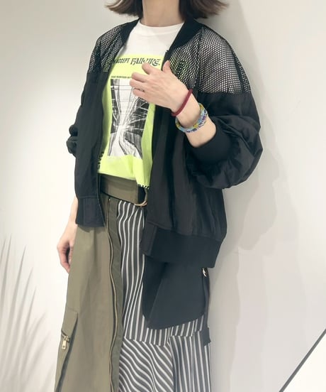 【R2601-MBZ1026】 Shoulder mesh blouson （1741095）