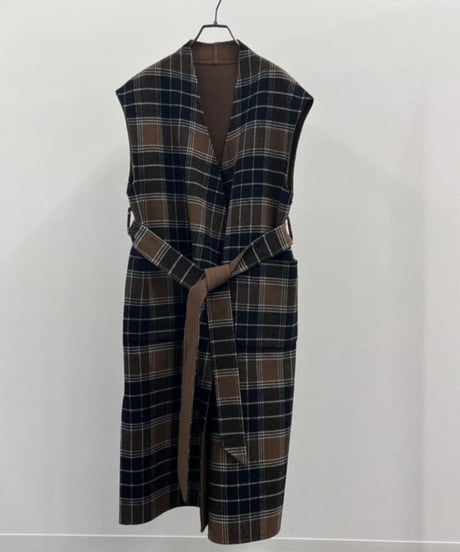 【R2503-RLV833】 Reversible wool gilet（1680047）