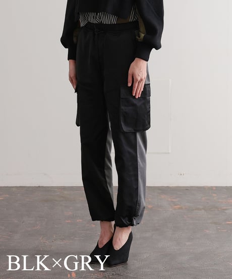 【R2403-BCP670】Bicolor cargo pants (1740830)