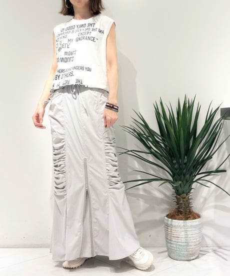 【R2601-ZSS966】 Zip shearing skirt（1741079）