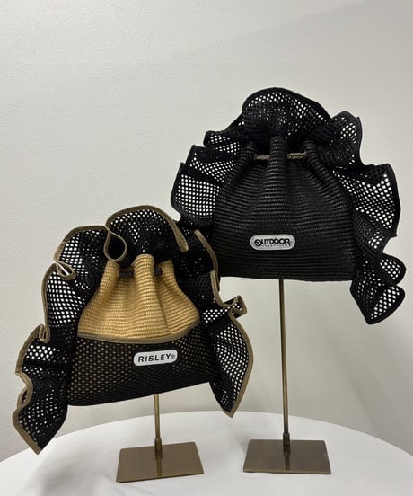 【R2501-BFB32】Ruffled basket bag（1740889）