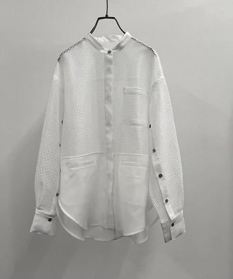 【R2501-MBL776】Mesh shirt (1740901)