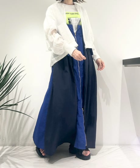 【R2601-SBZ964】 Sheer back gather blouson（1741075）