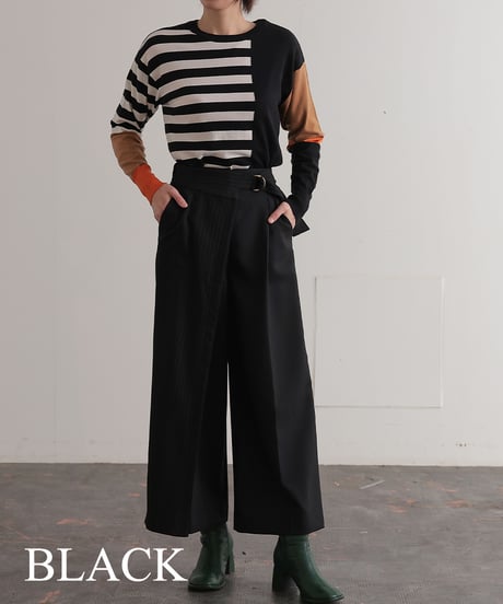 【R2403-SPT736】Wrapped pants (1740846)