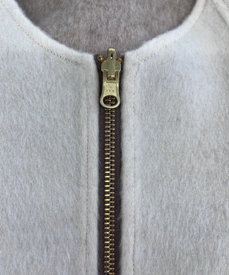 【R2503-RPO826】 Reversible wool poncho coat（1680046）