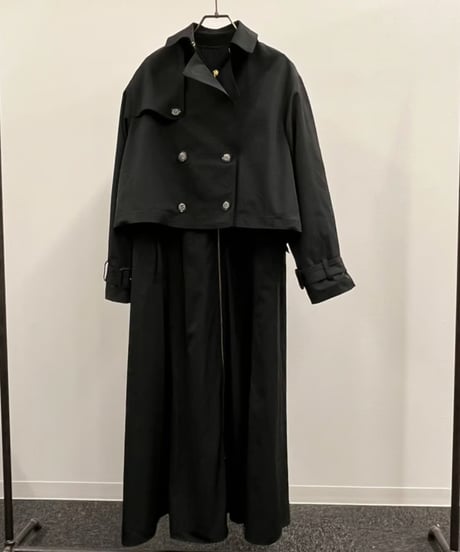 【R2501-ETC755】Short trench ensemble coat (1740873)