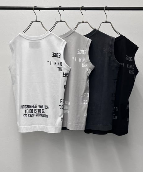 【R2601-RTP972】 Logo tank top (1741072）