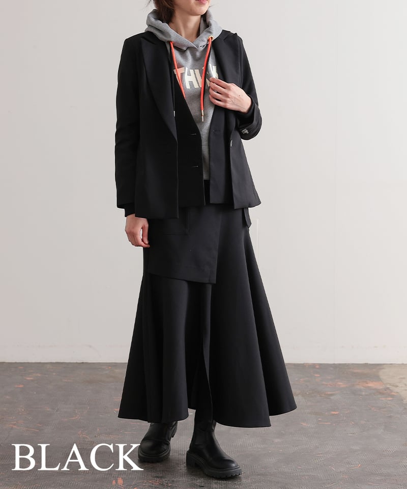 R2403-SJK743】Tailor collar shoulder jacket（174