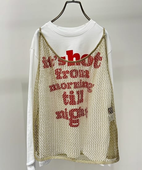 【R2501-MNT787】Lame thread camisole (1740902)