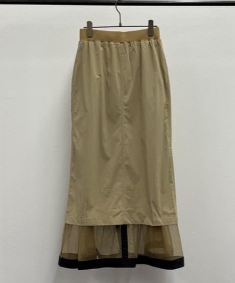 【R2501-RSK806】Reversible mesh skirt (1740922)