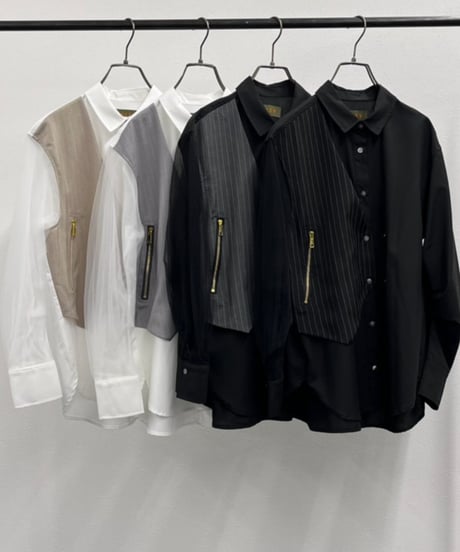 【R2501-BSH761】Shirt with vest (1740876)