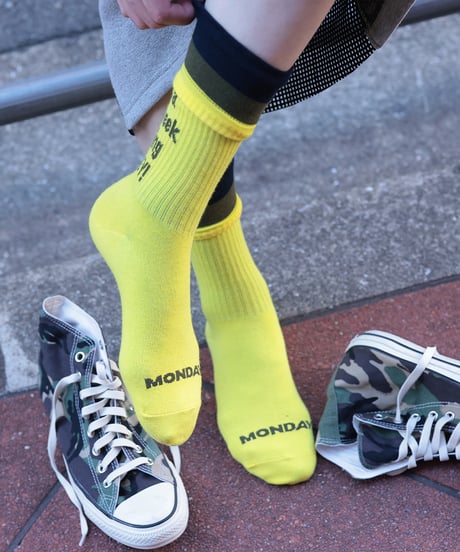 【R2403-LSC707】Socks MONDAY(1740853)