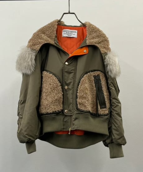 【R2503-BFM836】 Big hoodie MA-1（1680055）