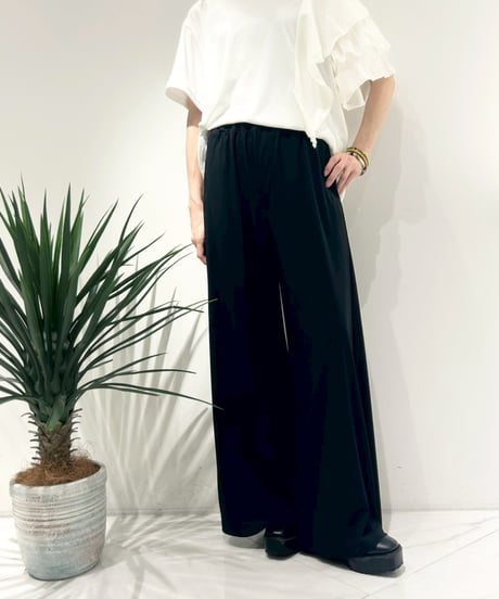 【R2601-WPT994】 Cut wide pants（1741091）