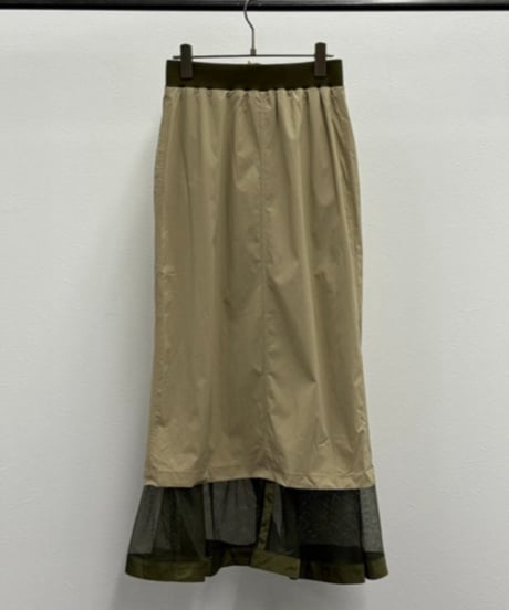 【R2501-RSK806】Reversible mesh skirt (1740922)