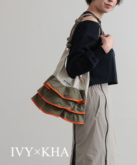 【R2403-FBG24】Tiered bag with frills　(1740820)