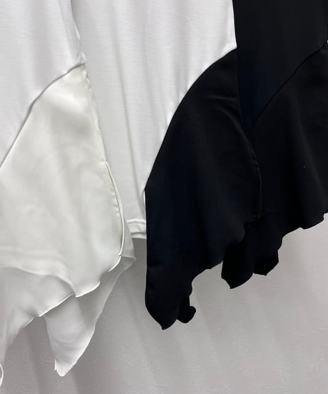 【R2601-AFT1071】   Asymmetrical ruffle tank top（1741152）