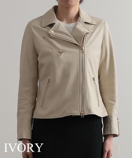 【R2403-LJK436】Lamb leather riders jacket (1680025)