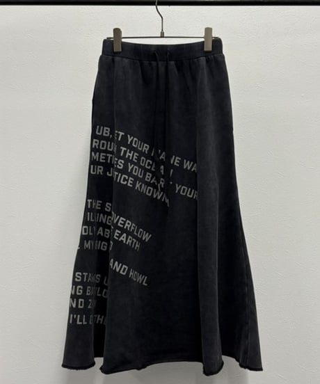 【R2503-LFS860】 Logo flared skirt (1740966）