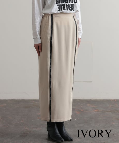 【R2403-ZSK421】2Way long  zip skirt（1740557）