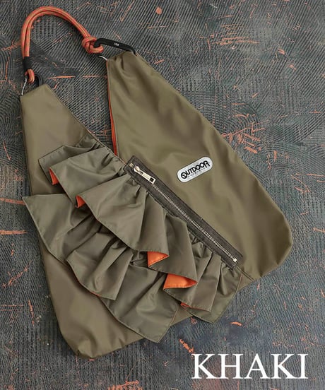 【R2601-TFB36】Triangle bag with frills (1740870)