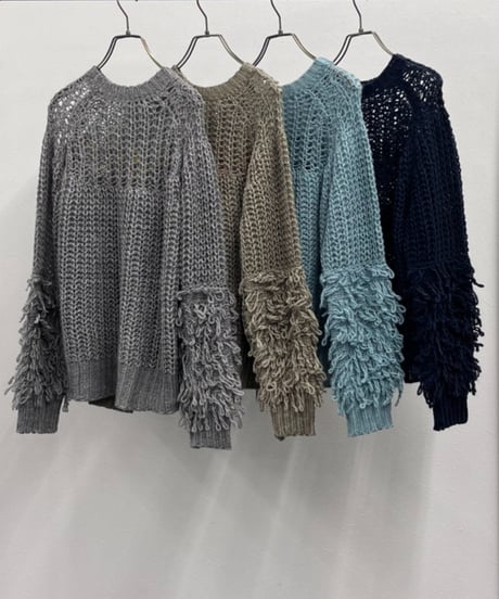 【R2503-FLN899】 Fringe Logo Knit（1741011）