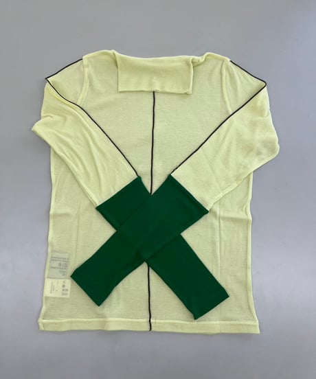 【R2503-SBC886】　Color-blocked turtleneck（1740986）