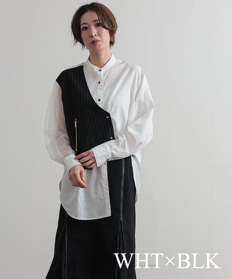 【R2403-BSH674】Shirts with vest (1740806)