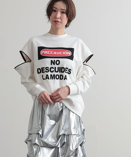 【R2403-ZSW691】Shoulder zip sweat (1740812)