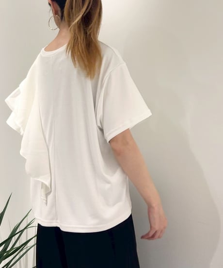 【R2601-GSC979】Gathered sleeve top  (1741090）