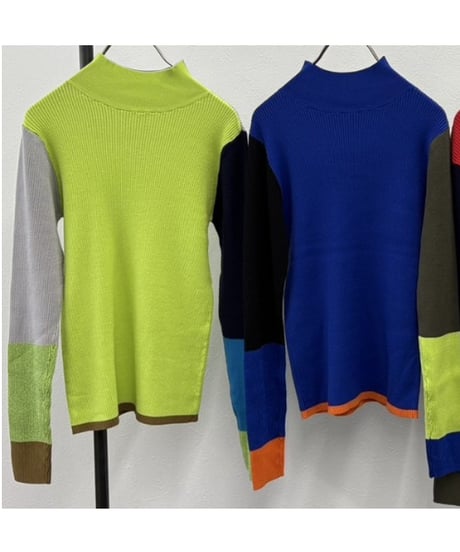 【R2503-BHN874】 Bicolor 2way knit（1741005）