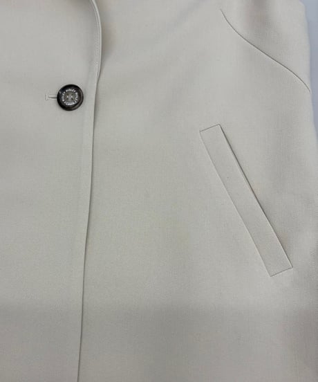 【R2501ｰBTG786】Back pleated tailored collar gilet (1740891)
