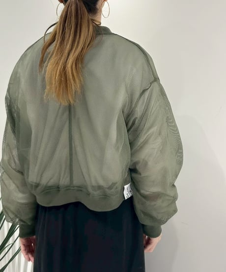 【R2601ｰRBZ929】 Reversible tulle blouson (1741045)