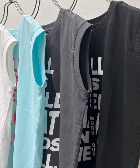 【R2601-RTT1070】  Logo tank top（1741155）