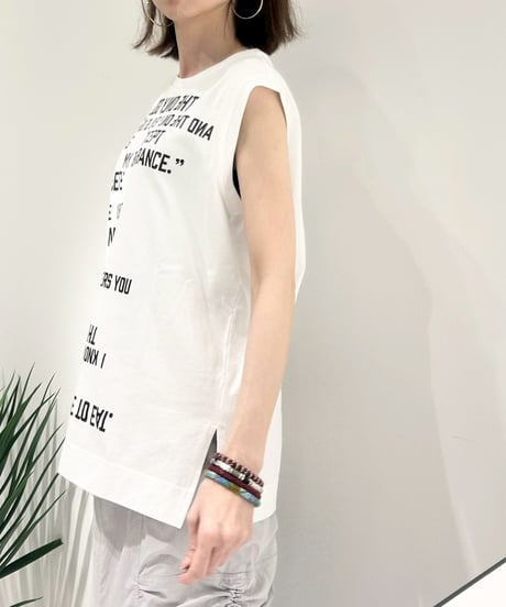 【R2601-RTP972】 Logo tank top (1741072）