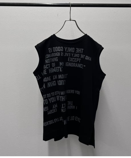 【R2601-RTP972】 Logo tank top (1741072）