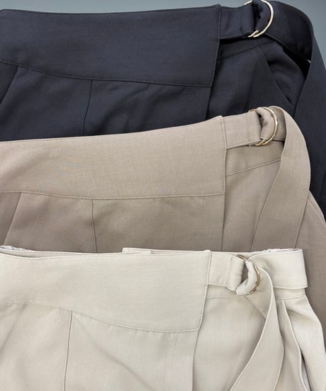 【R2503-RSK849】Unlined wrap skirt（1740954）