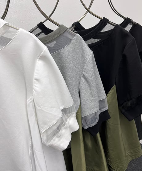 【R2601-BPC933】 Back pleated top (1741058）