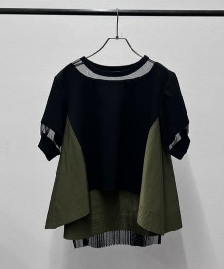 【R2601-BPC933】 Back pleated top (1741058）